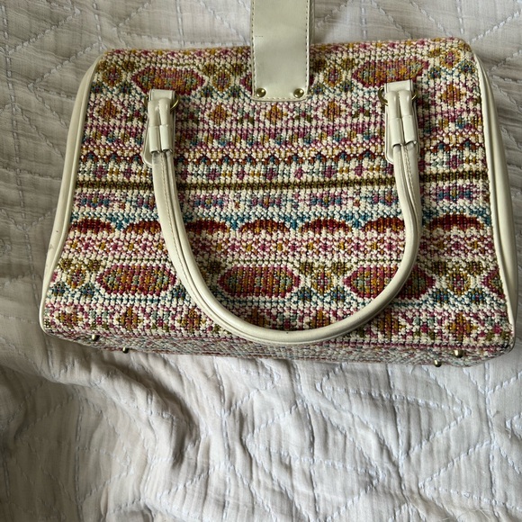 Vintage 70’s carpet bag kelly purse - Picture 5 of 7